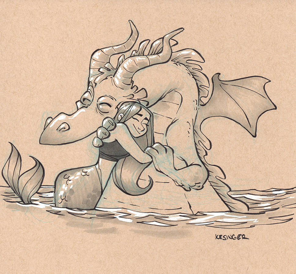 Freylon And Mara Dragon Print