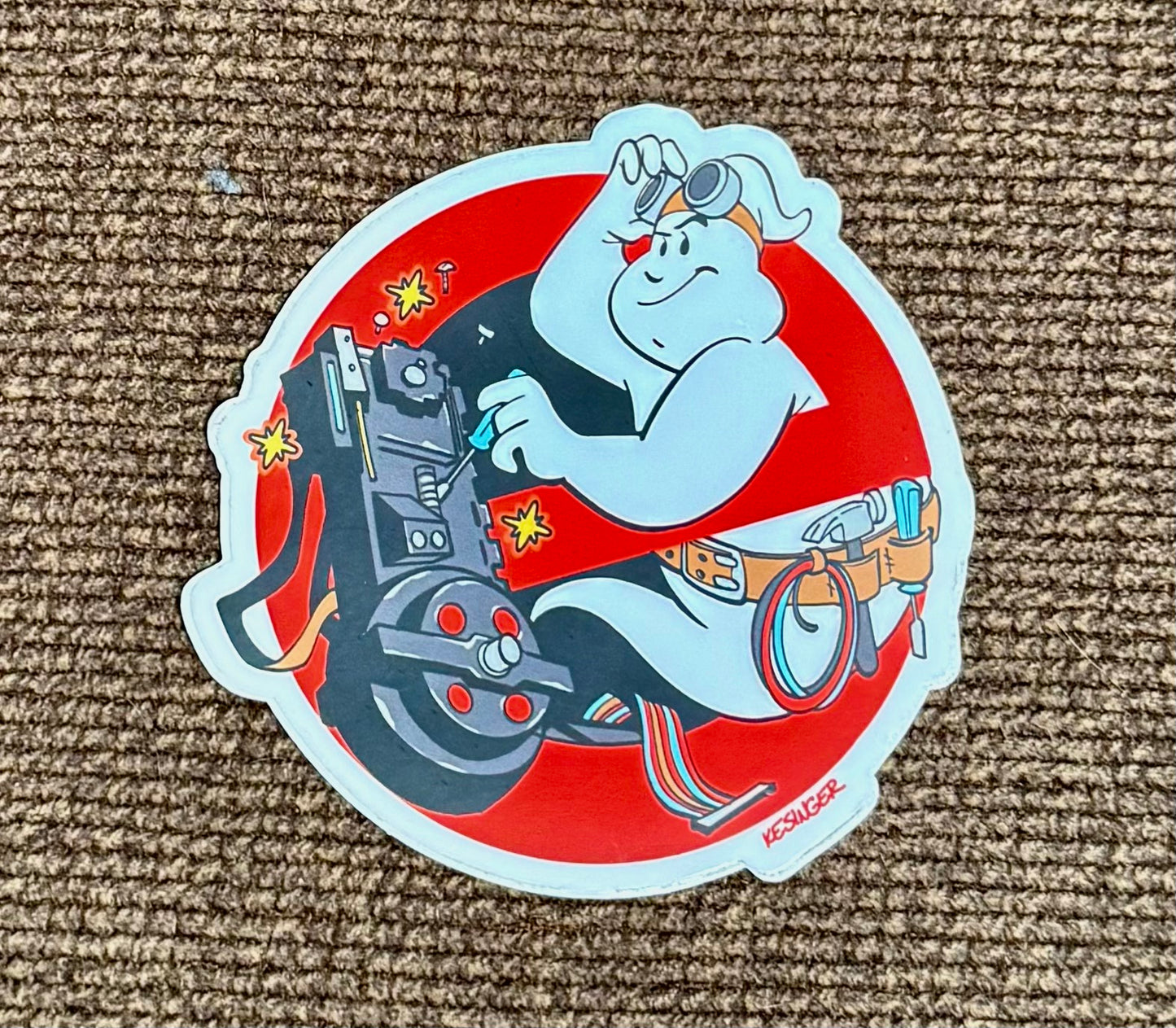 Ghostbuilder Sticker