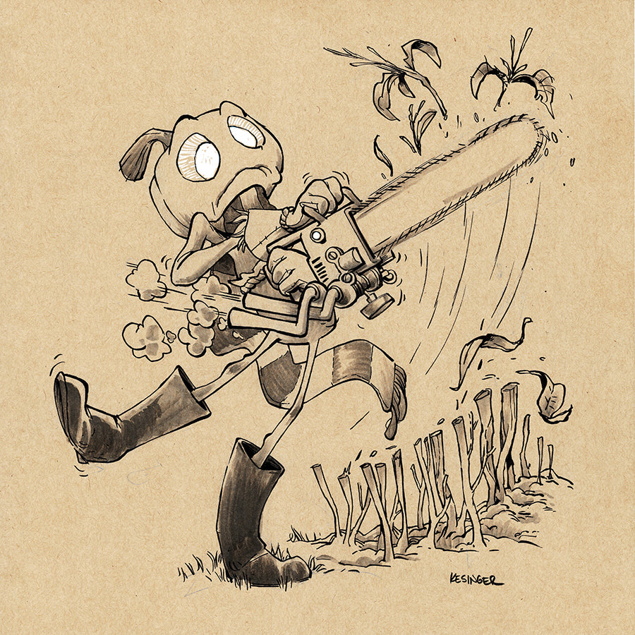 Jasper Chainsaw Print