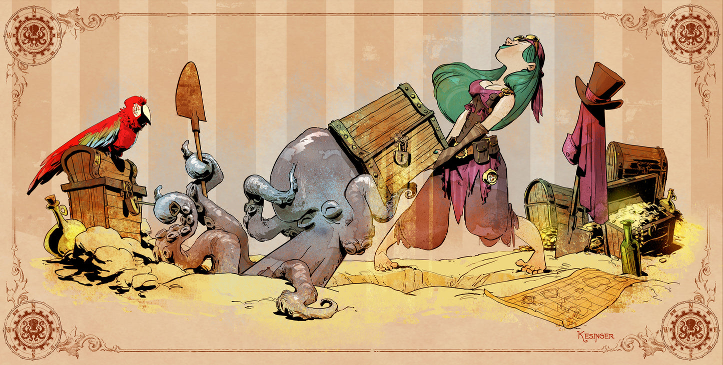 Treasure with Otto Print