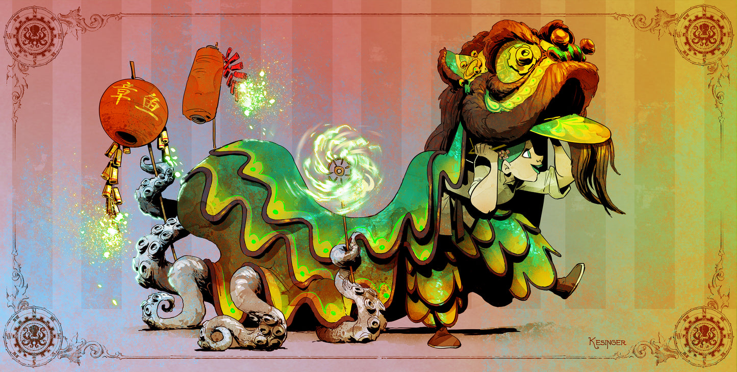 Year of the Dragon with Otto Print