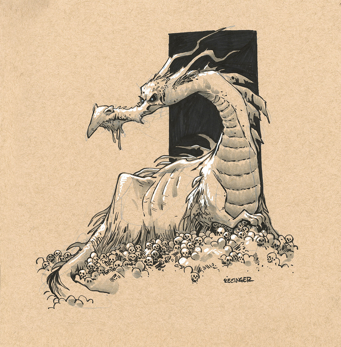 Dargamiin Dragon Print