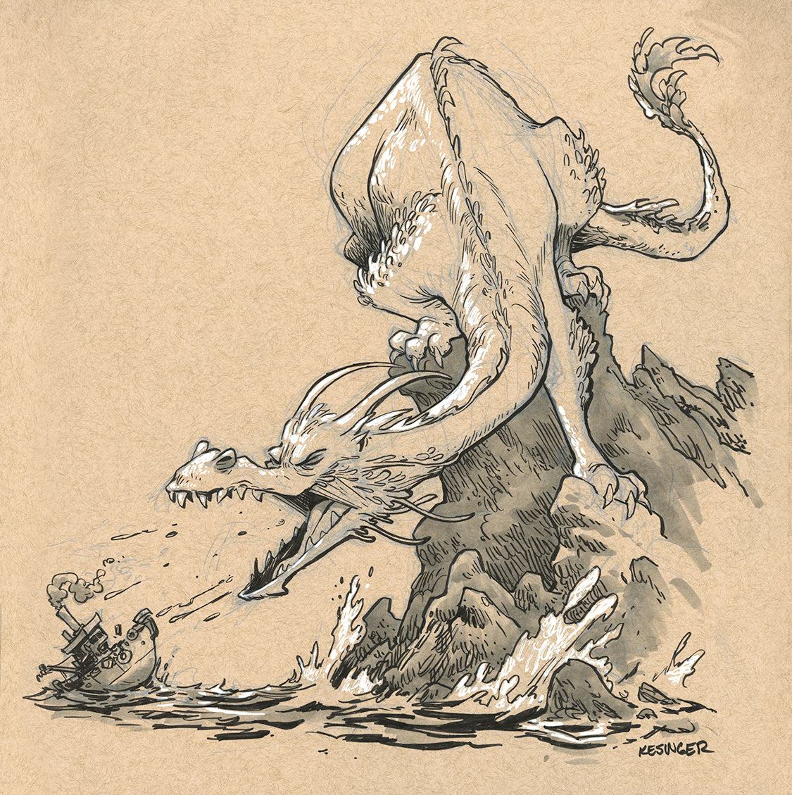 Drazier Dragon Print