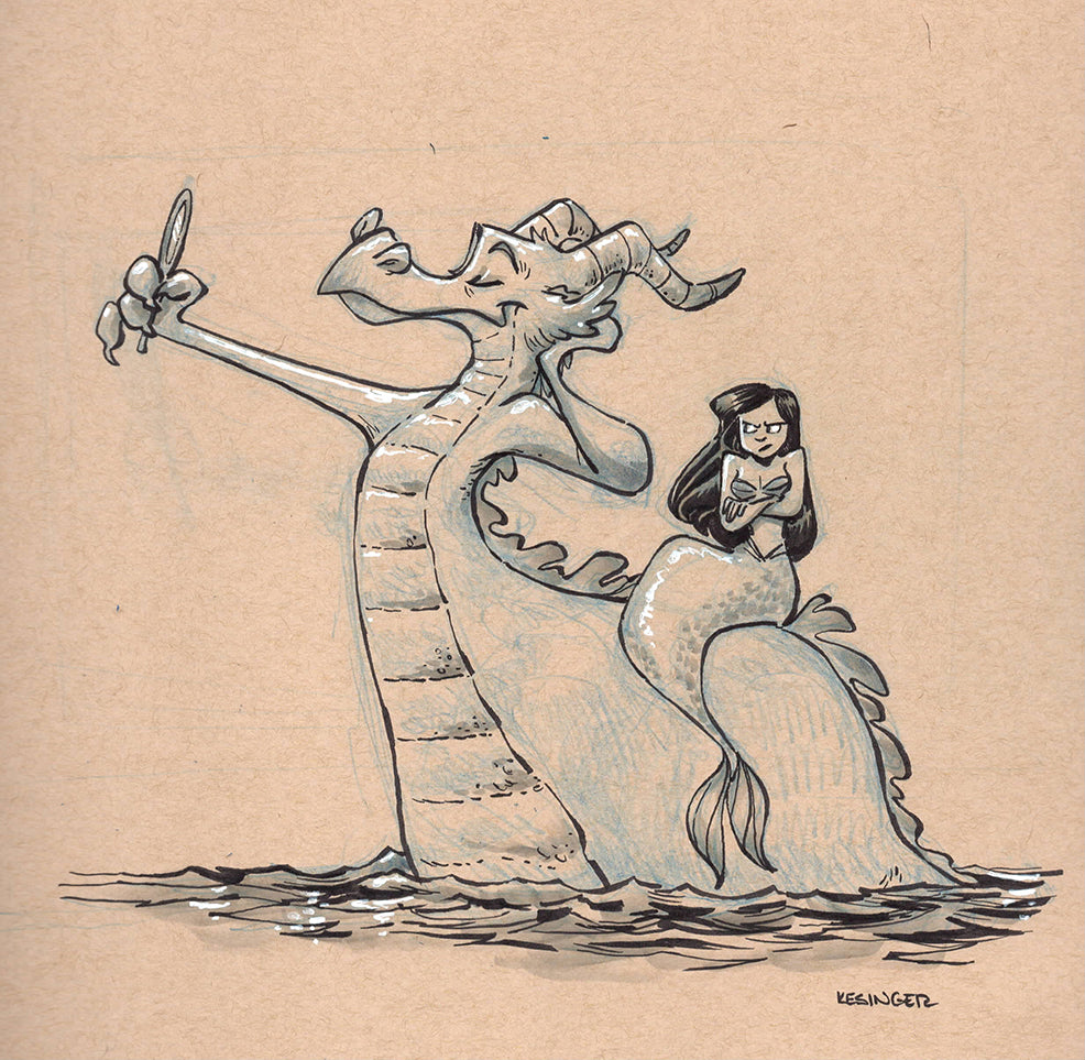 Narcissyx and Daphne Dragon Print