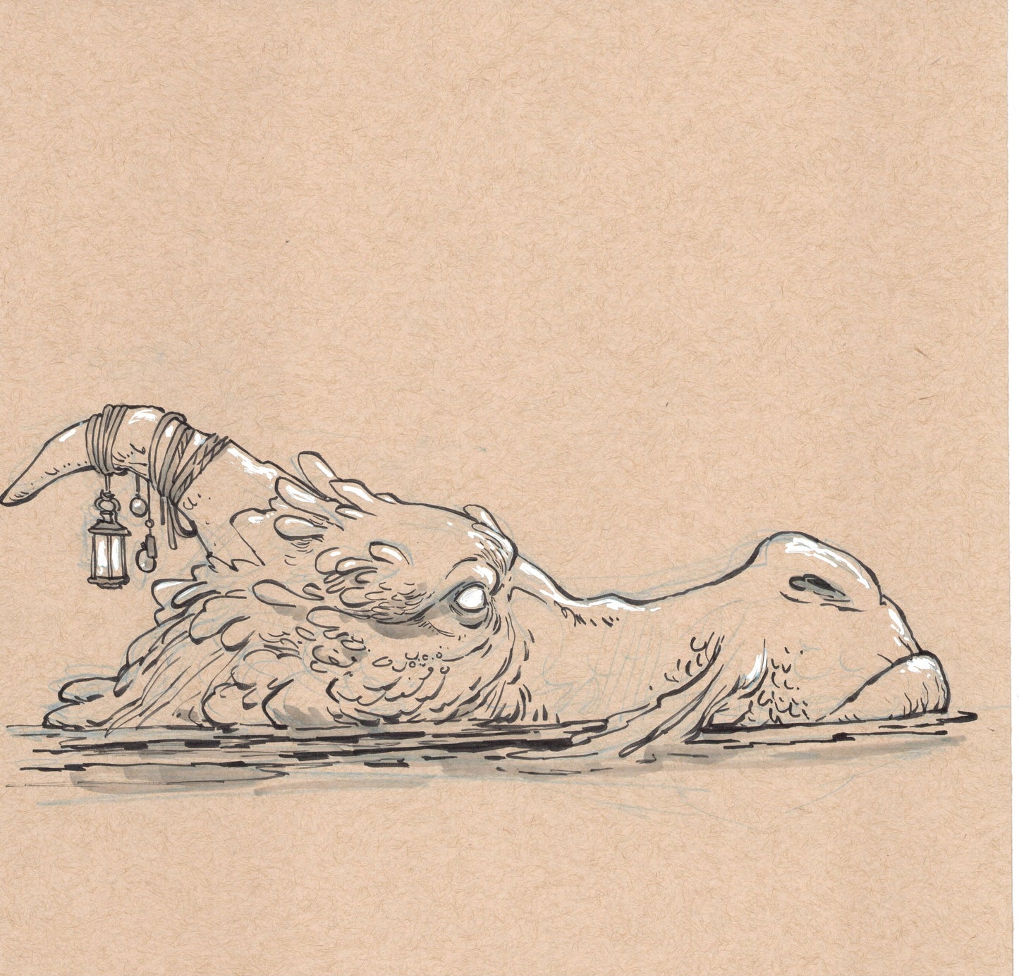 Beast of Burden 2 piece *ORIGINAL ART*