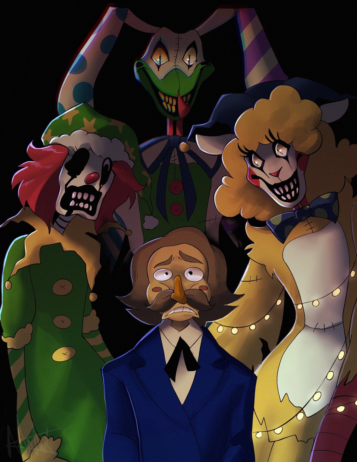 Boozoo's Ghosts Print