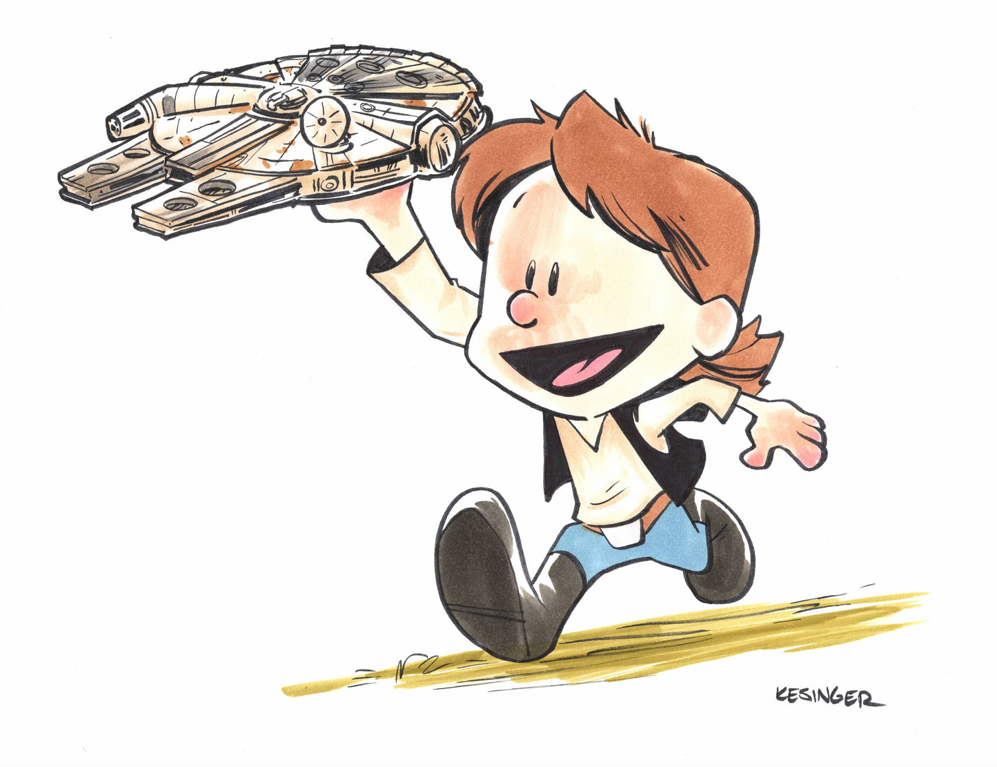 Lil' Falcon Print