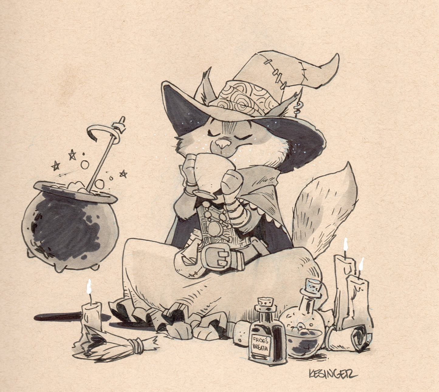 Hocus Purrcus Print