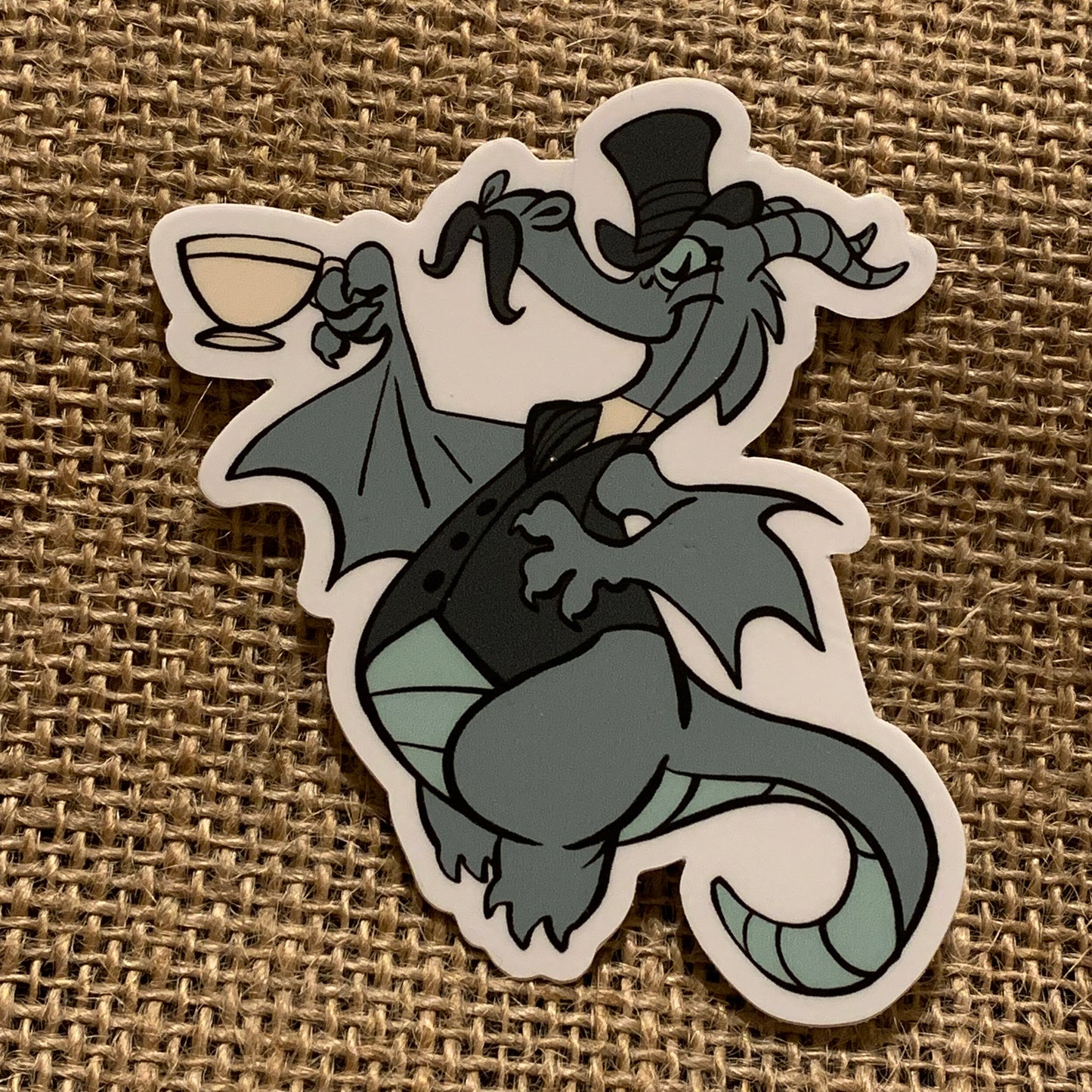 Tea Time Dragon Sticker