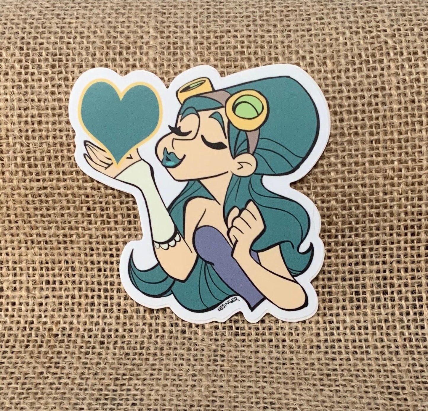 Victoria Kiss Sticker