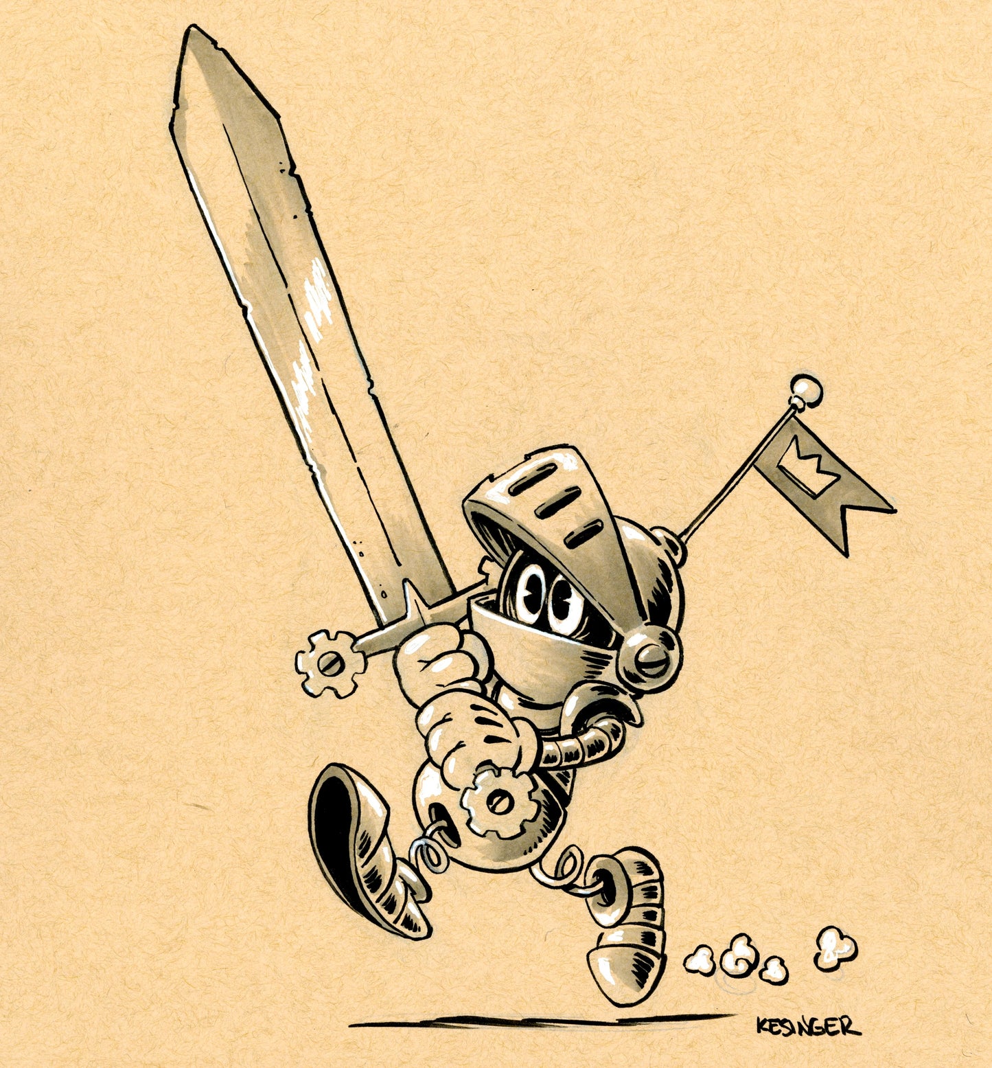 LNC3 A BOT *ORIGINAL ART*