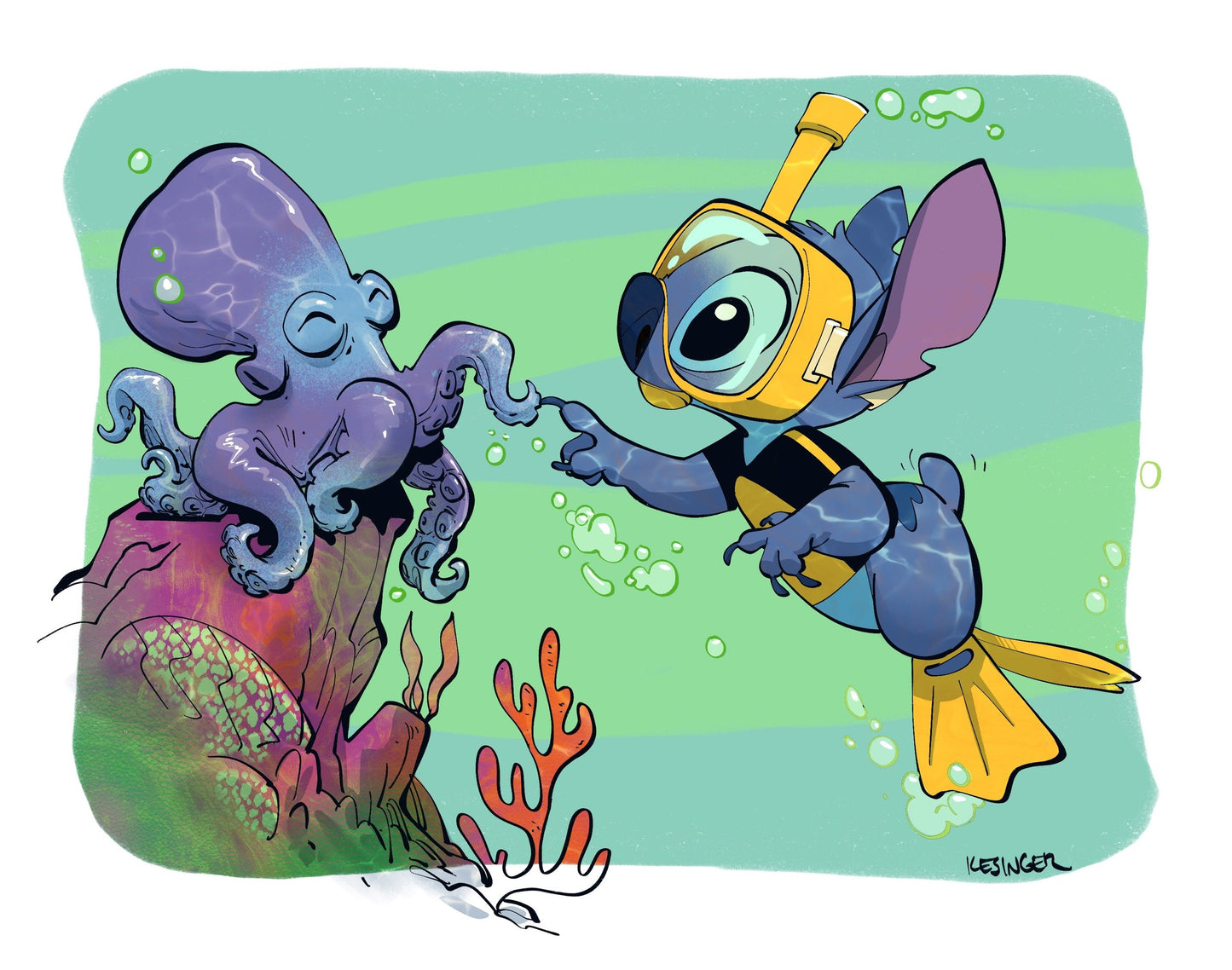 Snorkle Buddies Print