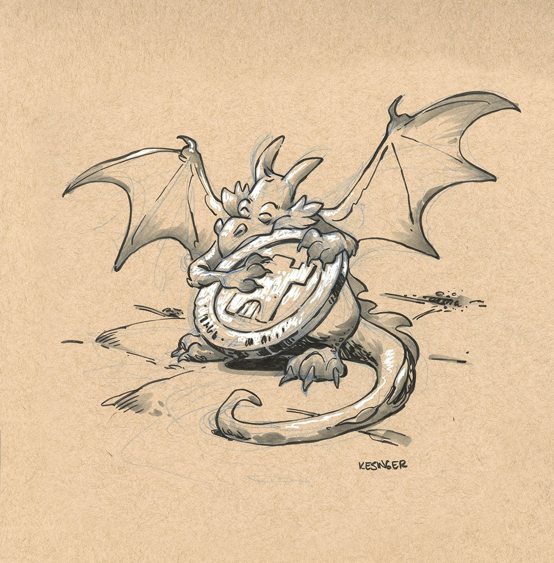 Dorble Dragon Print