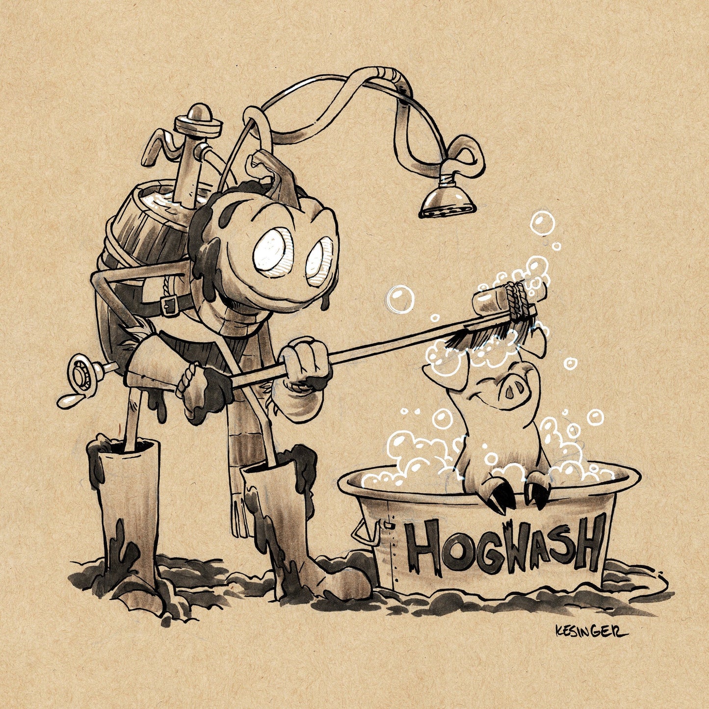 Jasper Hogwash Print