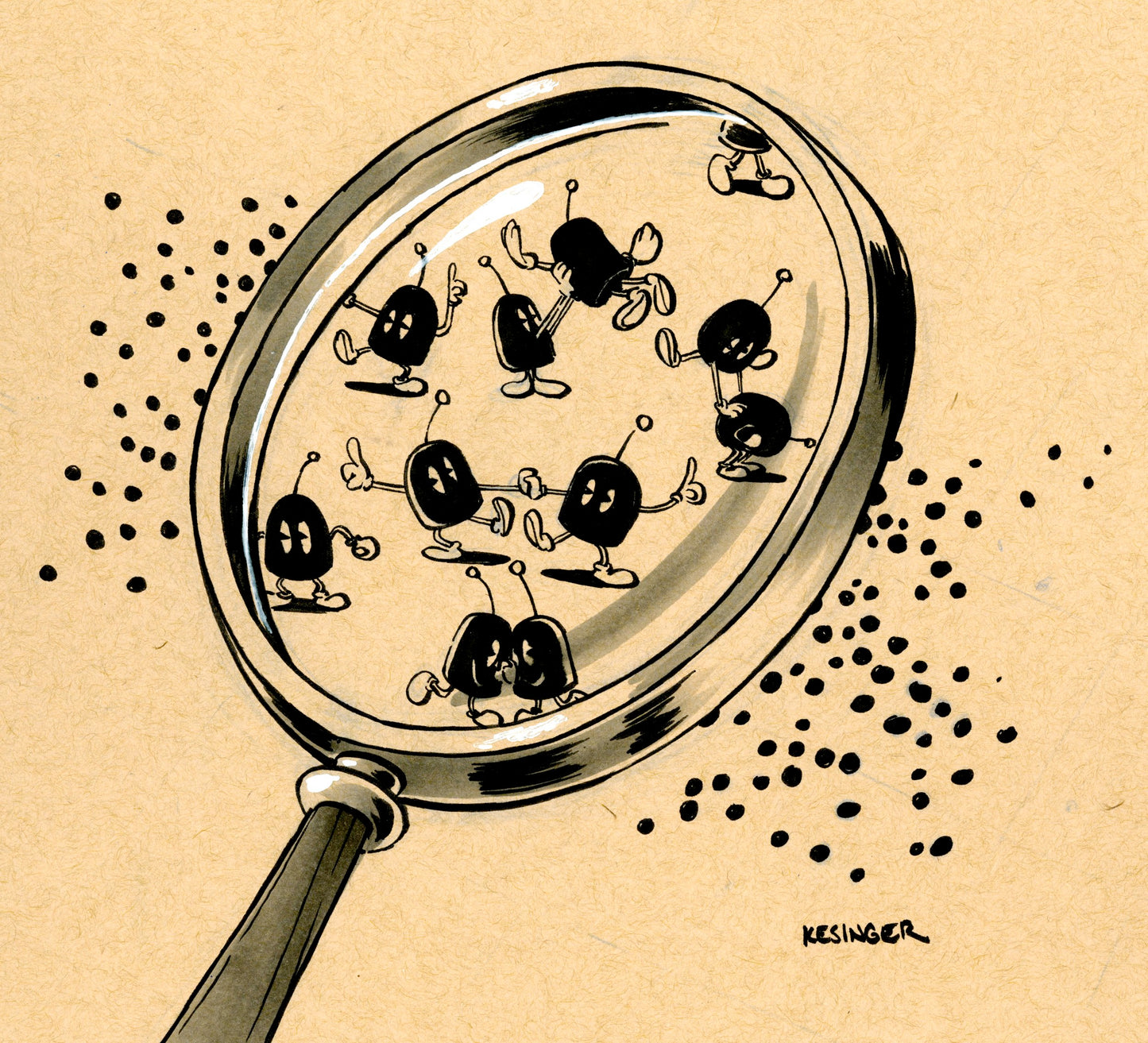 NANOBOT Ball *ORIGINAL ART*