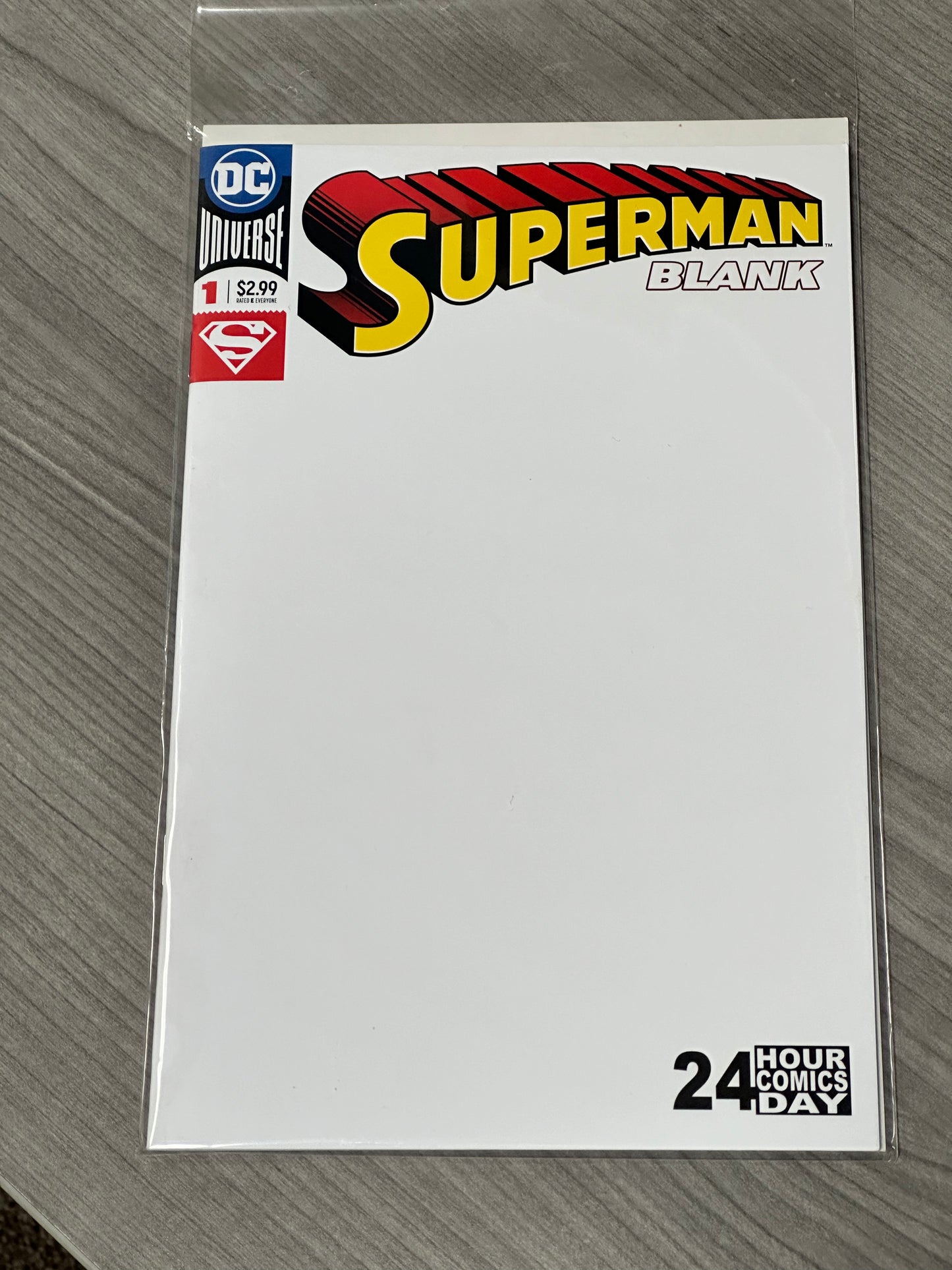 Superman #1 - Blank Sketch Cover Commission