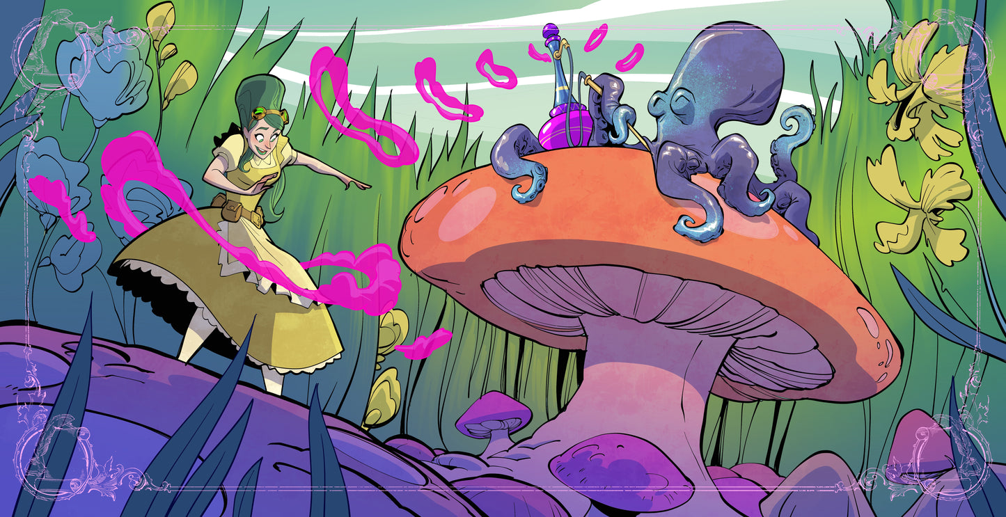 Otto in Wonderland Print