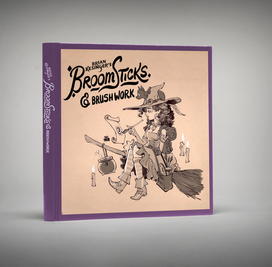 Brian Kesinger's Broomsticks and Brushwork Book