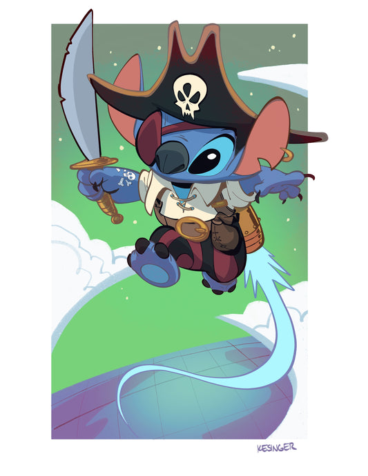Stitch Air Pirate Print