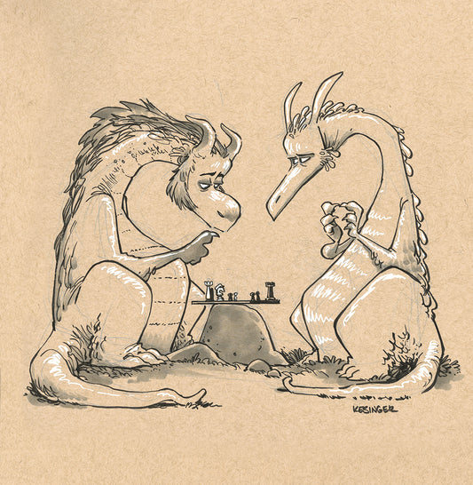 Dormar and Seerfin Dragon Print