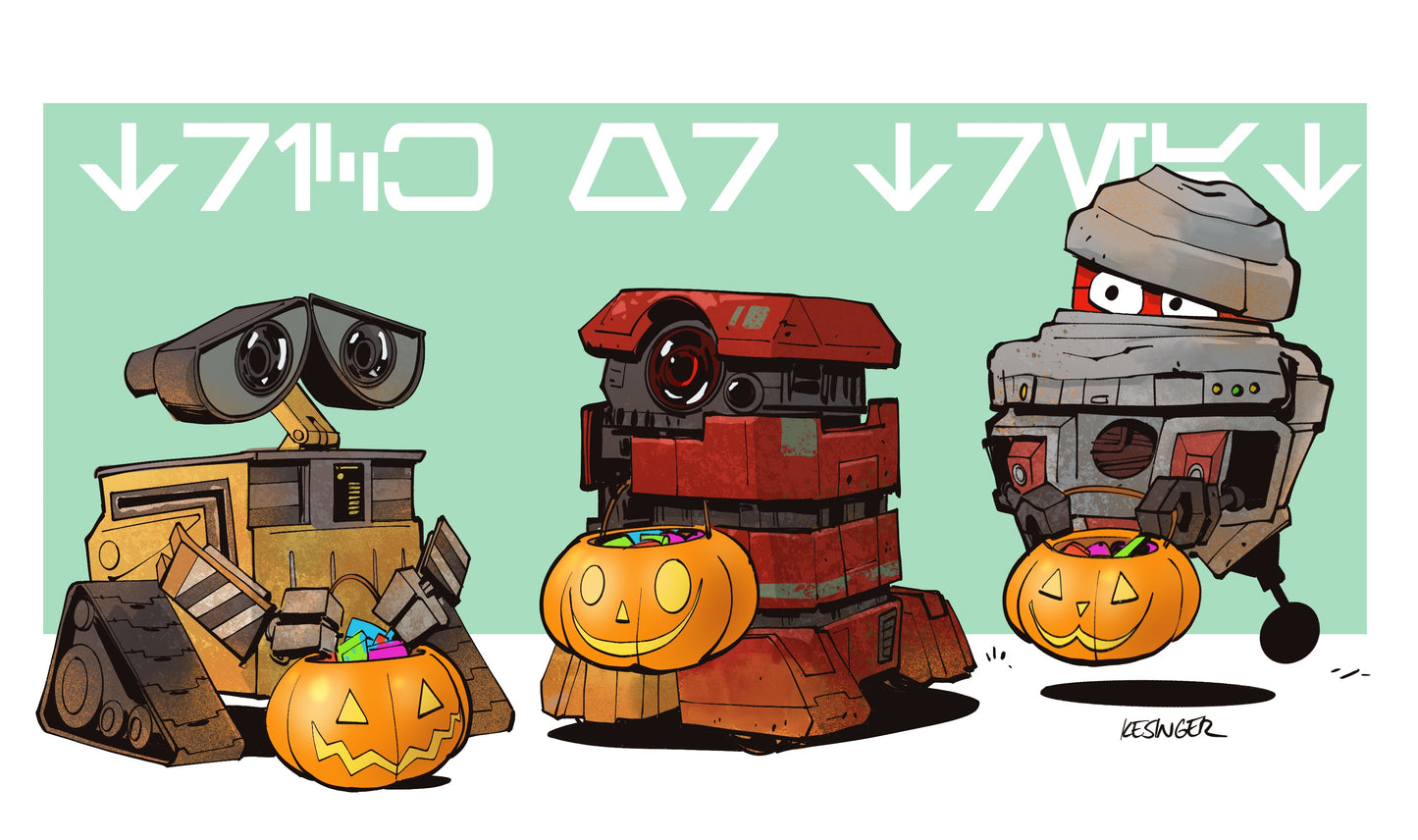 Droid Or Treat Print