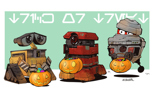 Droid Or Treat Print