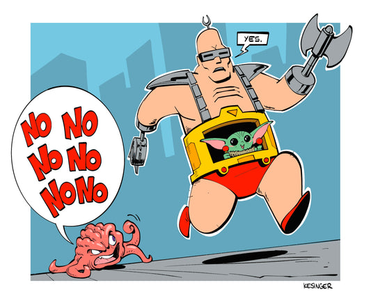 Runaway Krang Print
