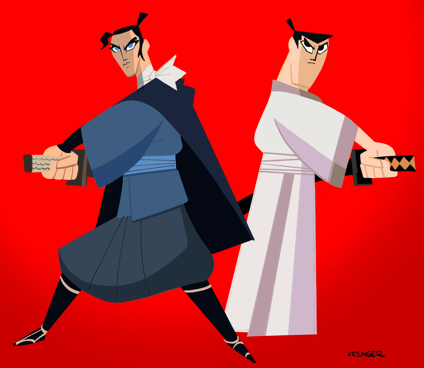 Samurai Mizu Print