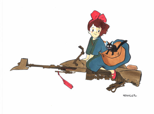 Your Broom is Nice Art Print