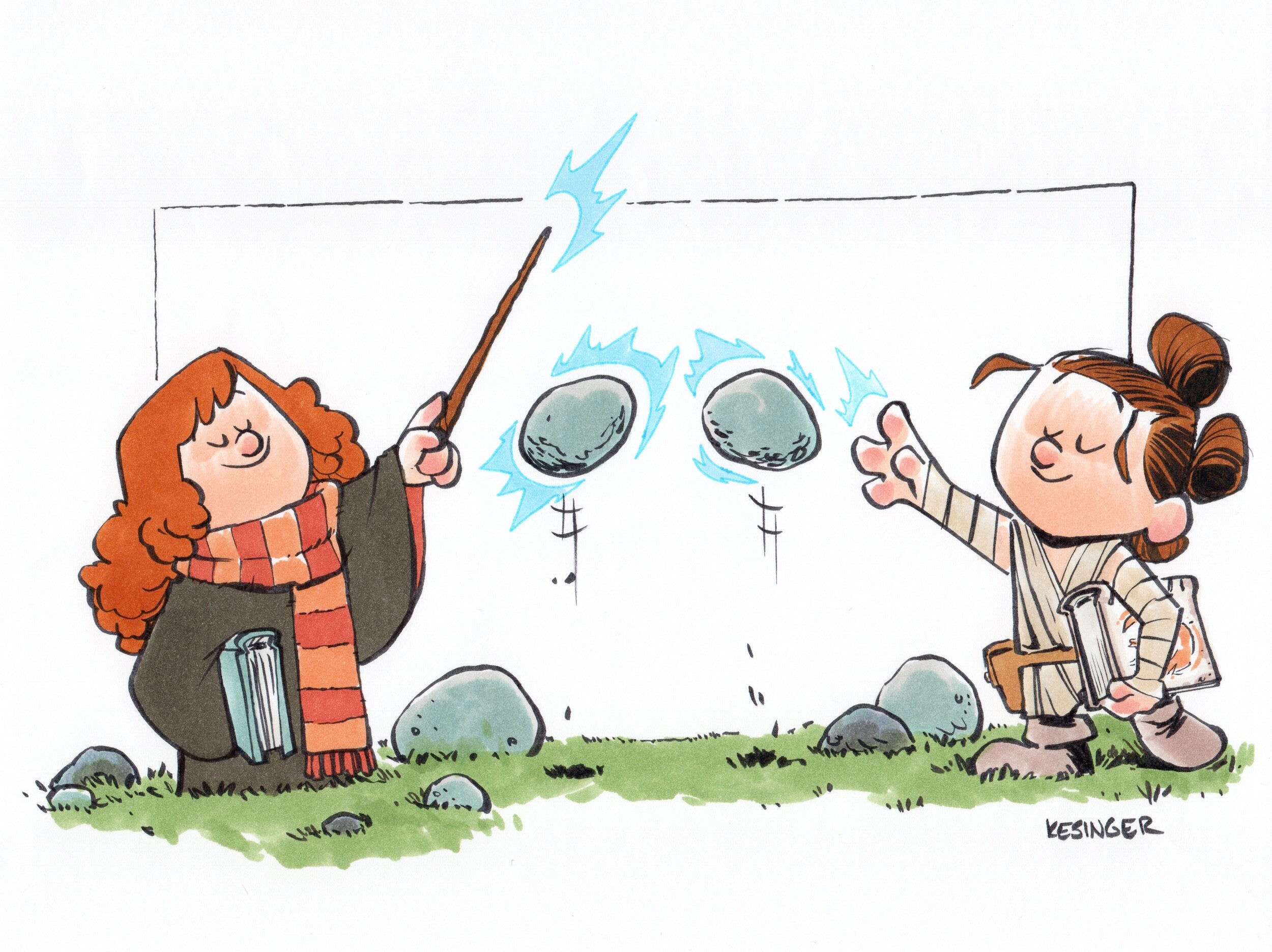 Lifting Rocks Print – Brian Kesinger Shop