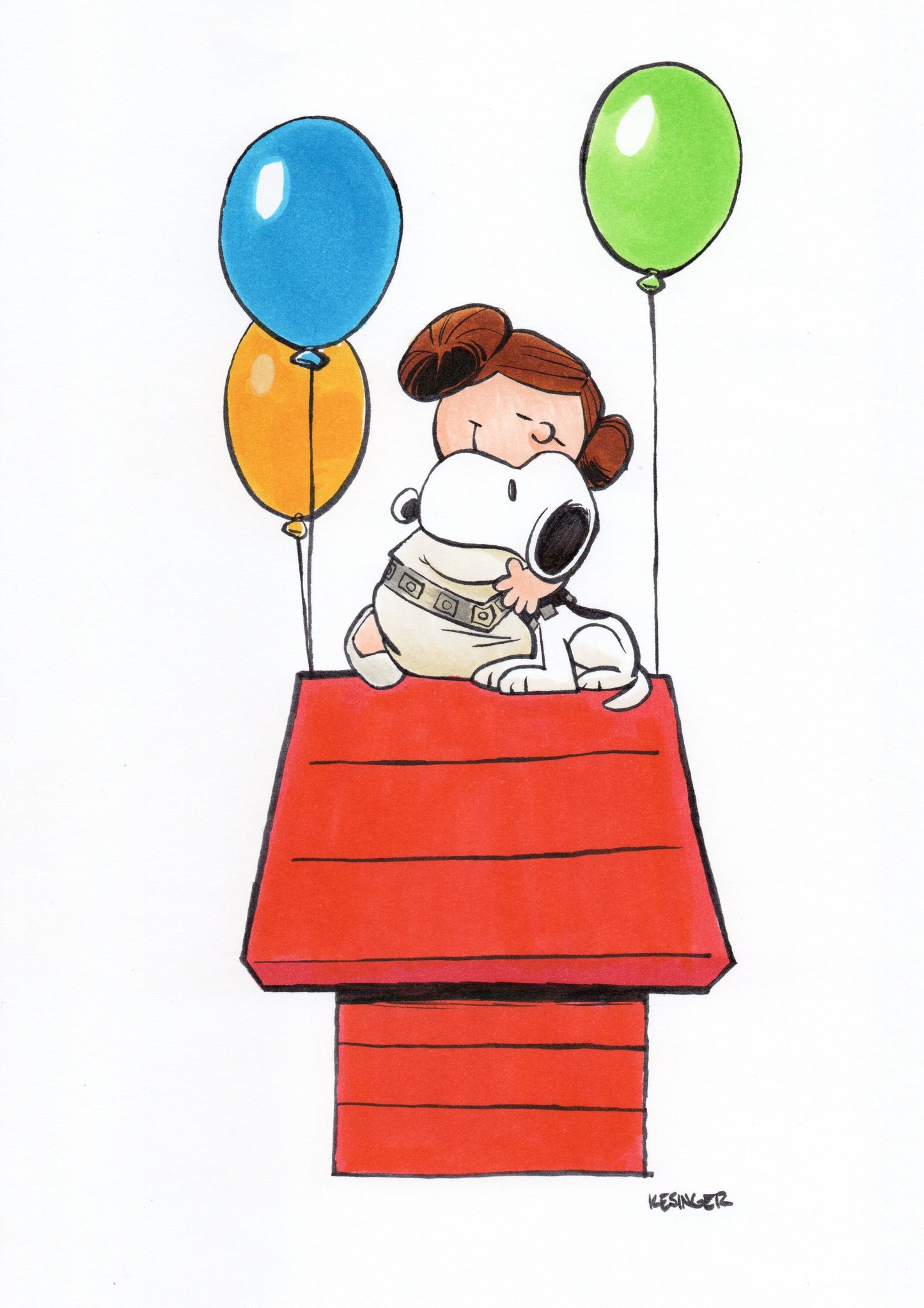 Up With Friends Print