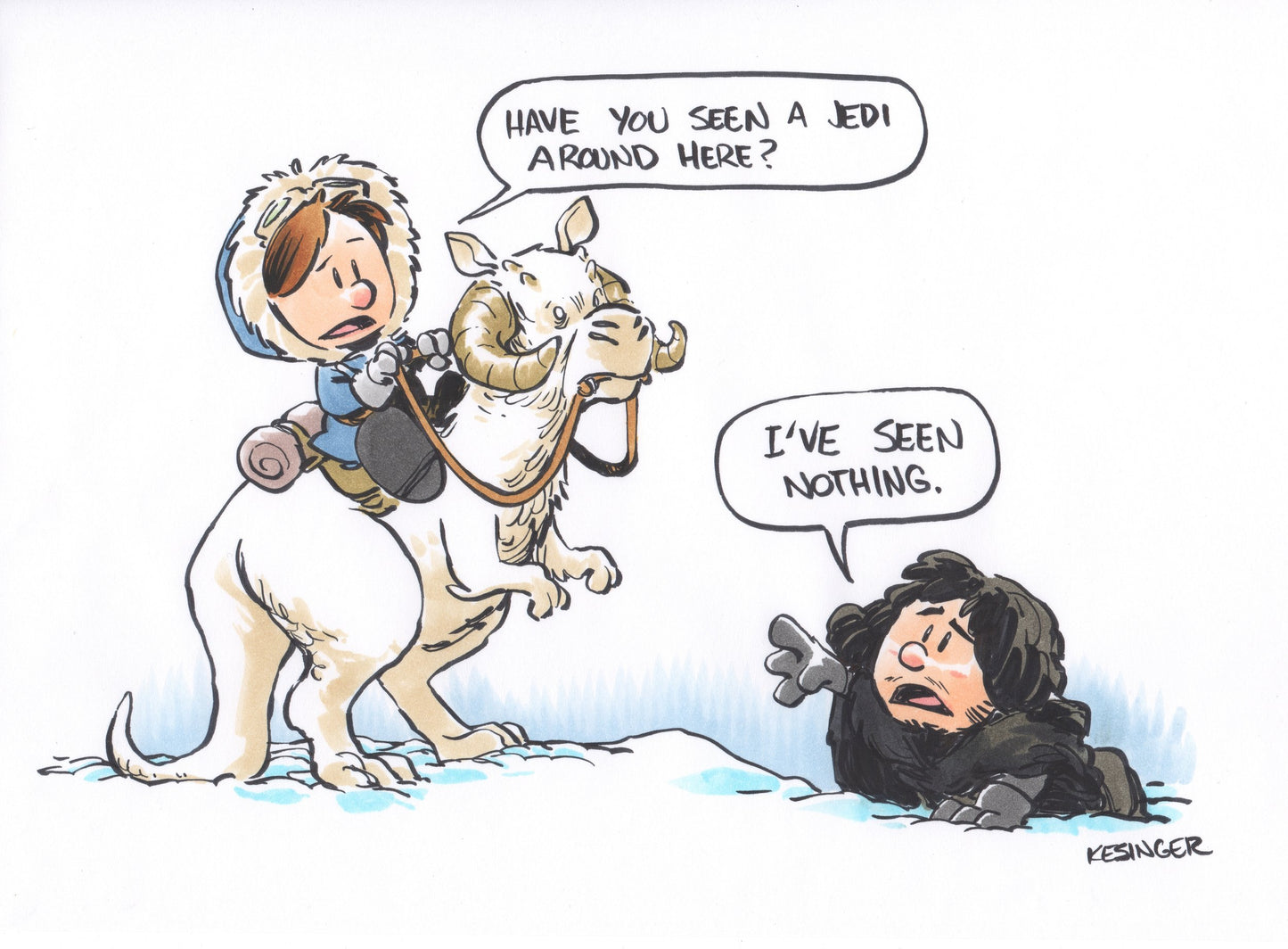 You Snow Nothing Print