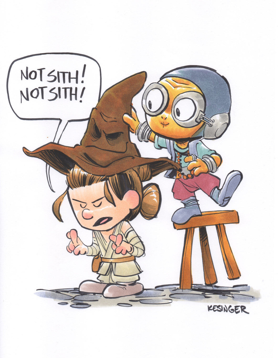 Maz's Sorting Hat Print