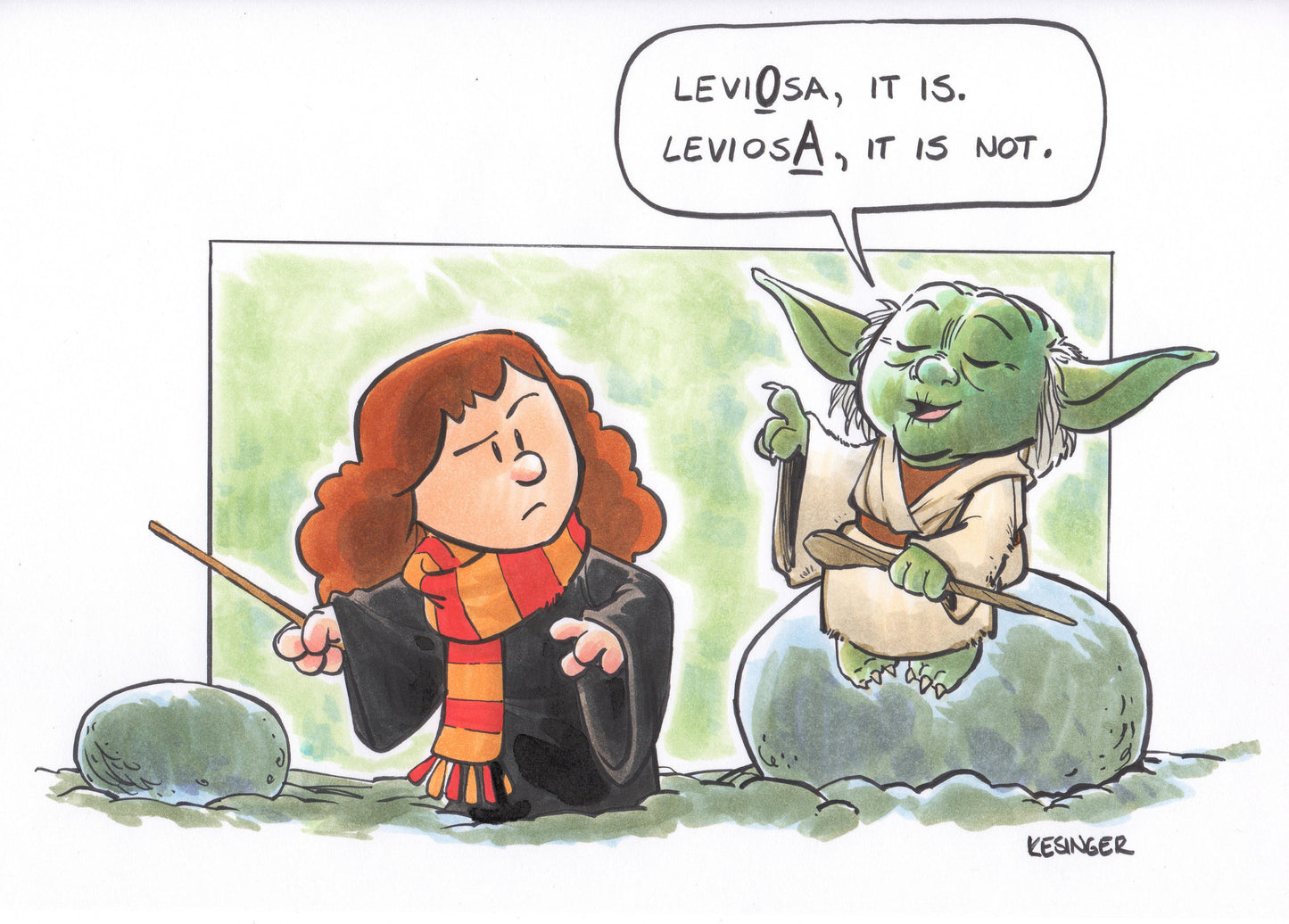 Leviosa It Is Print