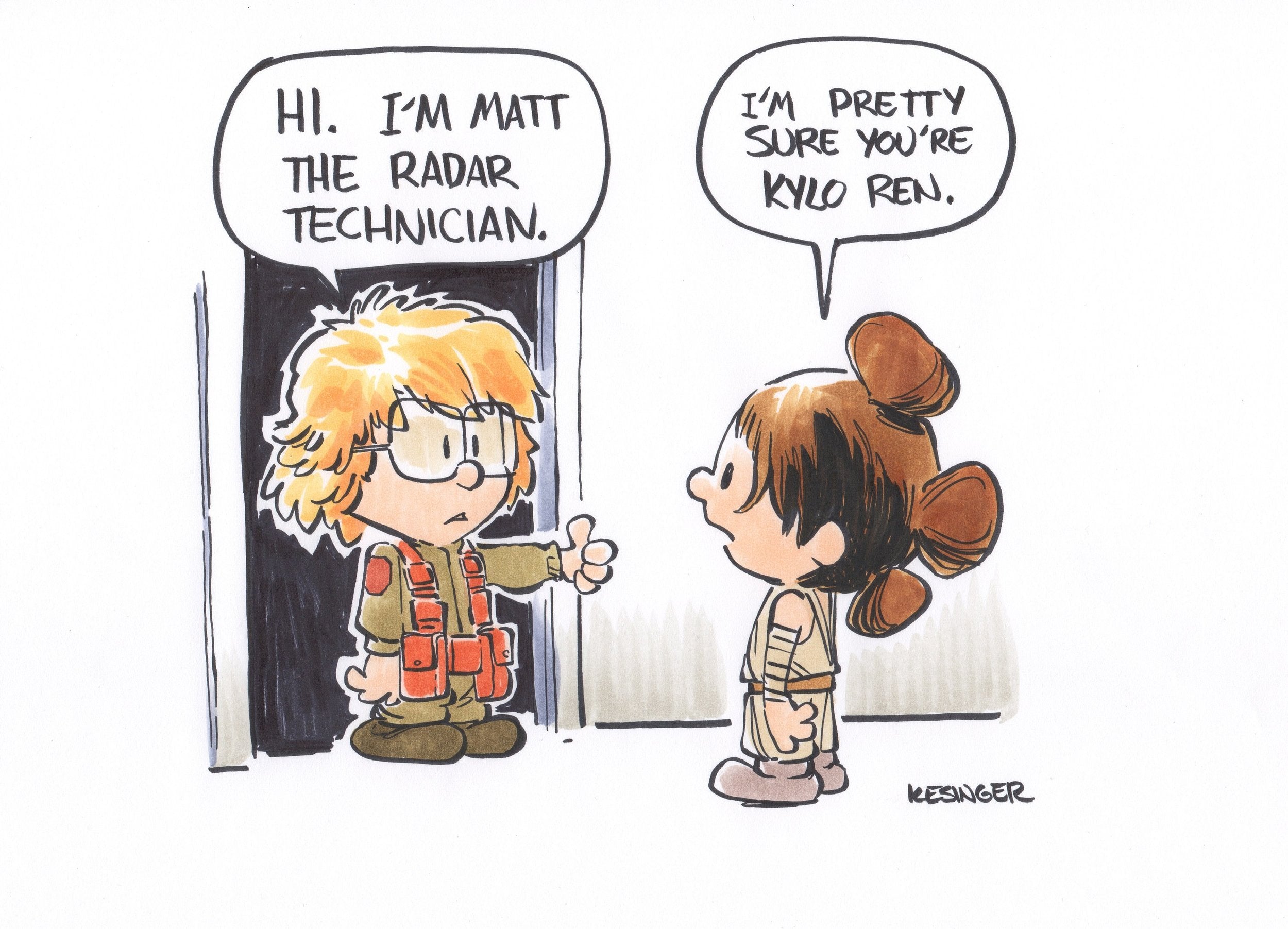 Matt the Radar Tech Print – Brian Kesinger Shop