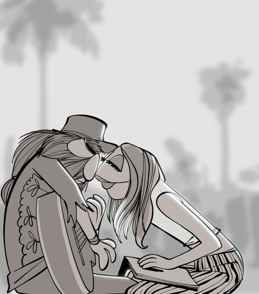 A puppet Is Born Print