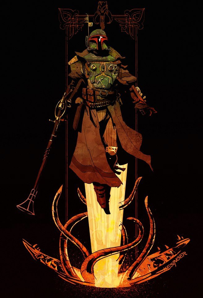 Steam Punk Boba Print