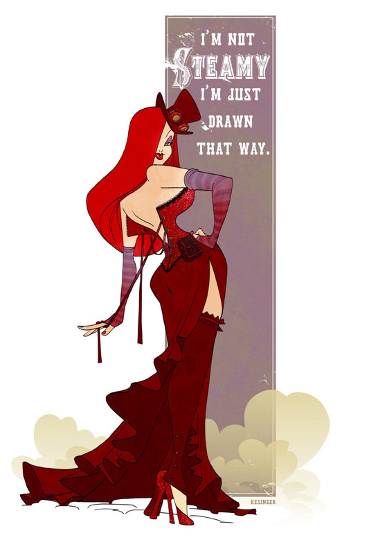 Steampunk Jessica Print